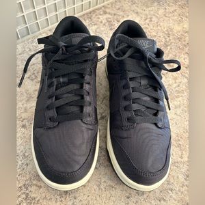 Nike Dunk Low Black Canvas